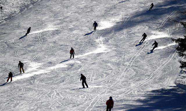 Skifahren in Österreich: Hier in Zauchensee.