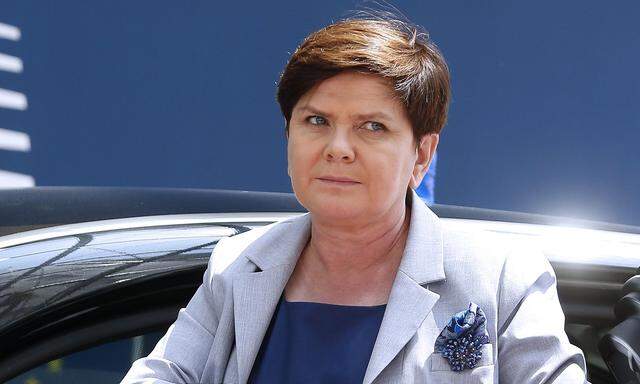 Polens Regierungschefin, Beata Szydło.