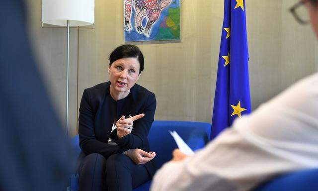 EU-Justizkommissarin Jourova war mit der SPÖ-Abgeordneten Regner federführend bei den Verhandlungen.