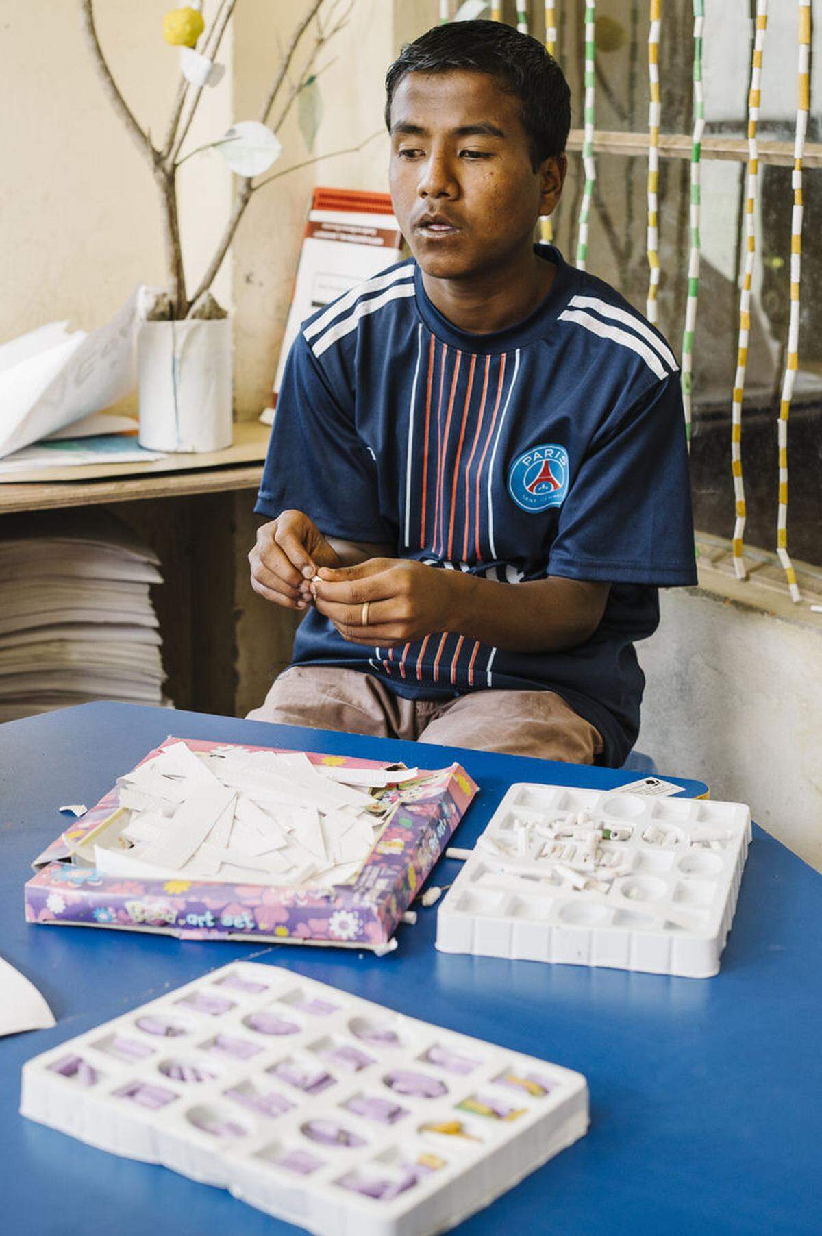 Mittlerweile kann Ricky zur Schule gehen: In der Jyoti School der christlichen (und auch aus Österreich unterstützten) "Bethany Society" in Shillong lernen Kinder mit Behinderung gemeinsam mit Kindern aus den Slums.