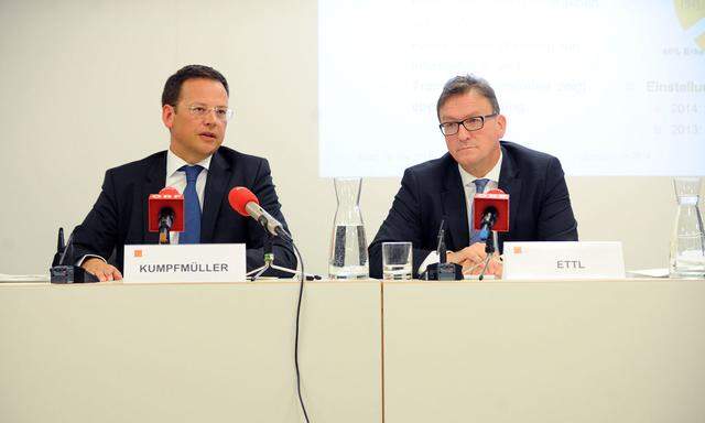 FMA-Vorstände Klaus Kumpfmüller und Helmut Ettl