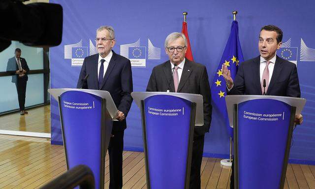 Van der Bellen, Juncker, Kern