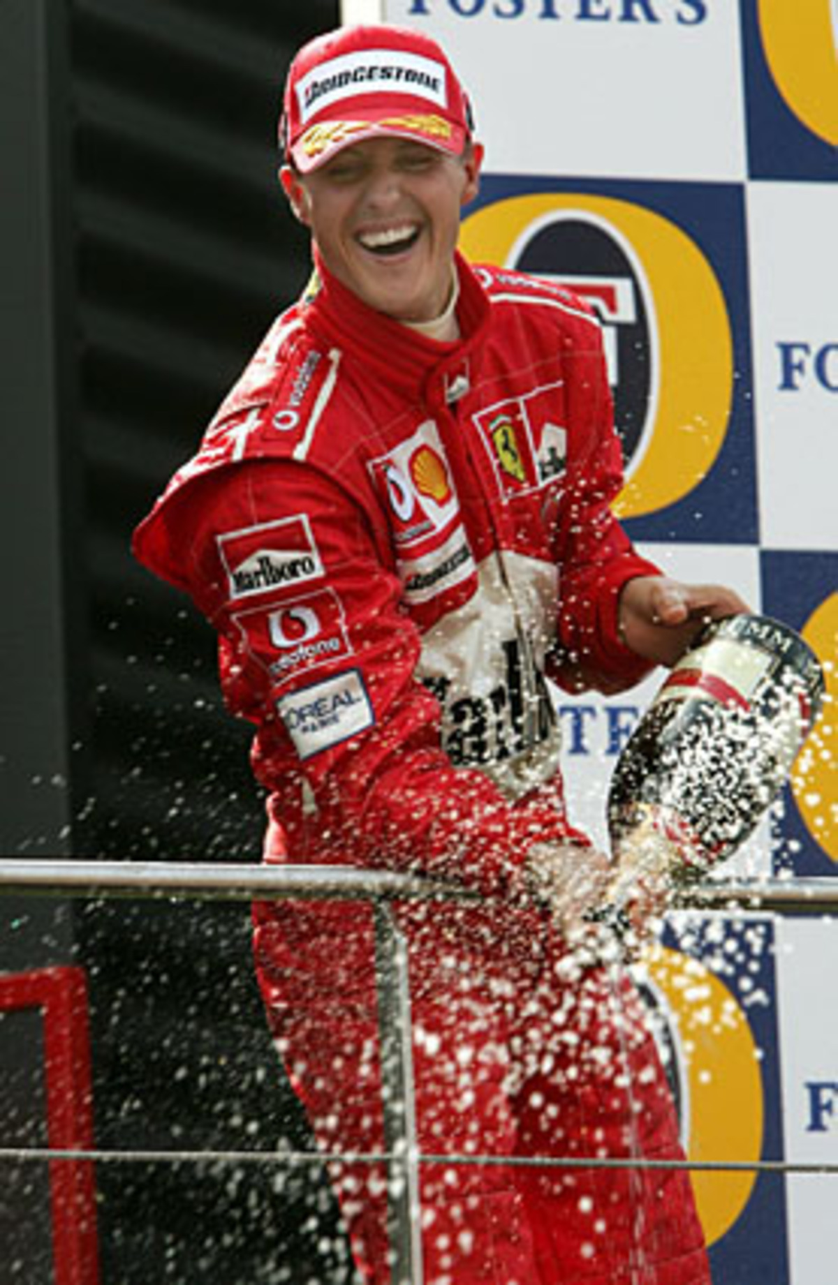 Ein zweiter Platz in Spa bringt vorzeitig den siebten Titel. Die Rekord-Saison beendet Schumacher mit 148 Punkten.