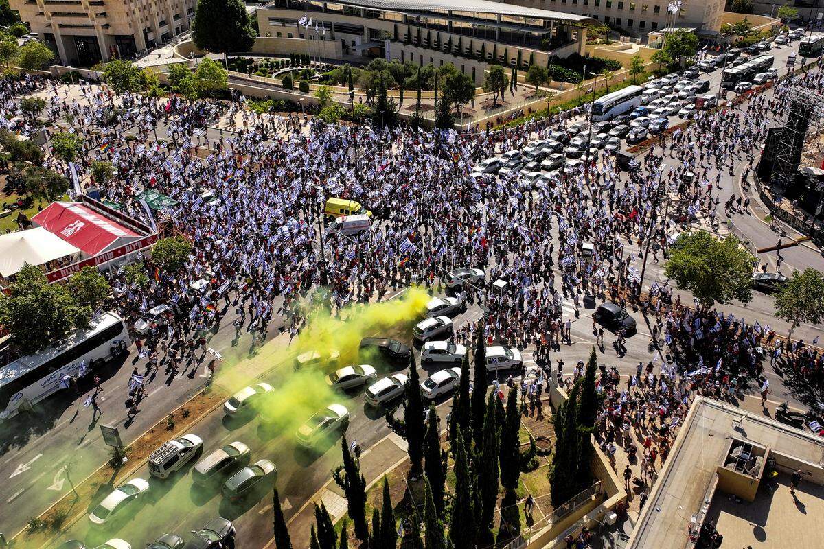 Proteste in Jerusalem.