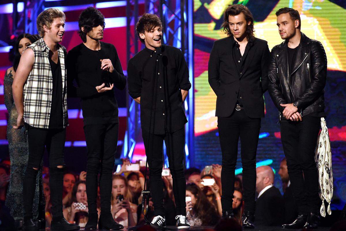 Die Boygroup One Direction verdiente 75 Millionen und landet damit auf Platz sieben.