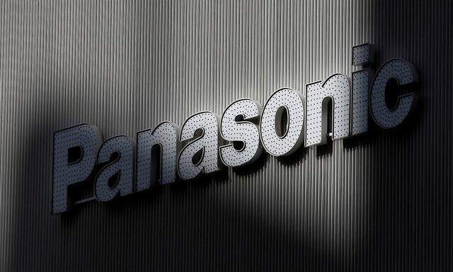 FILE PHOTO -  Panasonic's logo is seen on a wall of an electronic shop in Tokyo