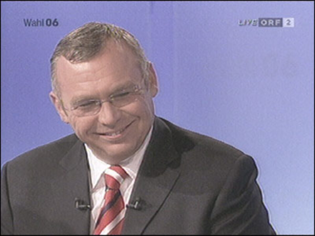 "Wenn man heiratet, soll man es aus Liebe tun. Koalitionen sind keine Hochzeiten, da geht es darum, zu arbeiten".SP-Chef Gusenbauer von Moderator Mück auf eine mögliche politische "Liebesehe", also Koalition, angesprochen.