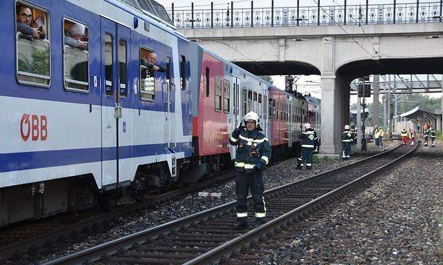 Aufnahme der Feuerwehr