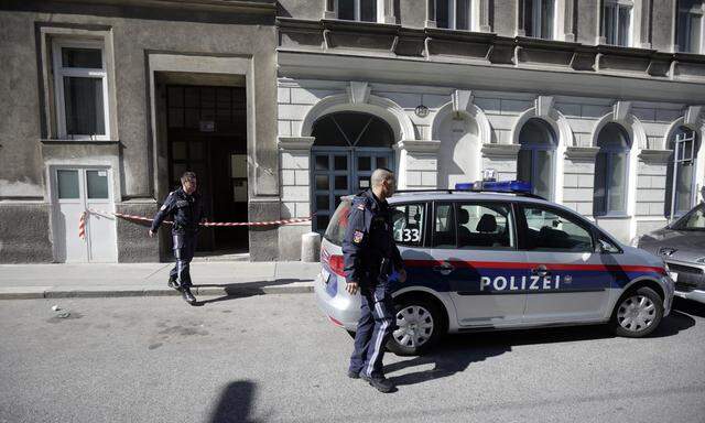 Polizei im Einsatz in Wien