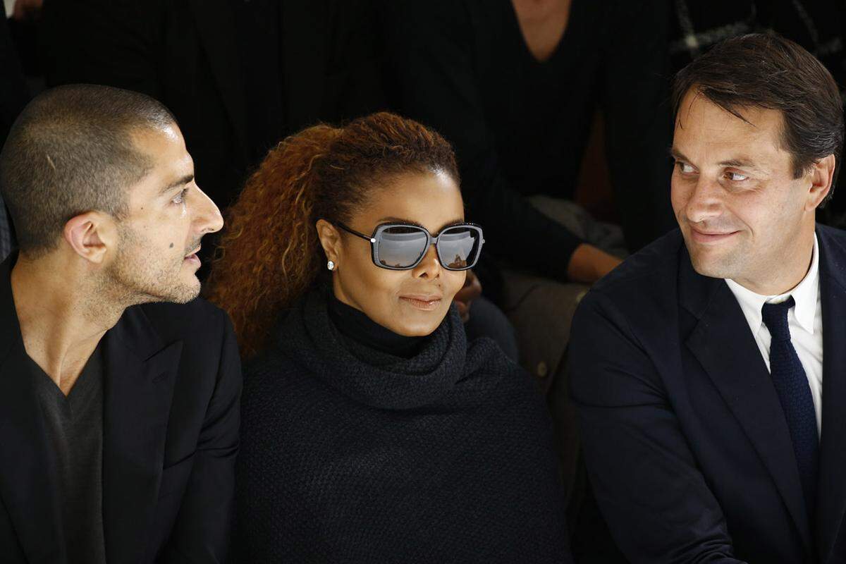 Janet Jackson saß bei Hermès in der esten Reihe.