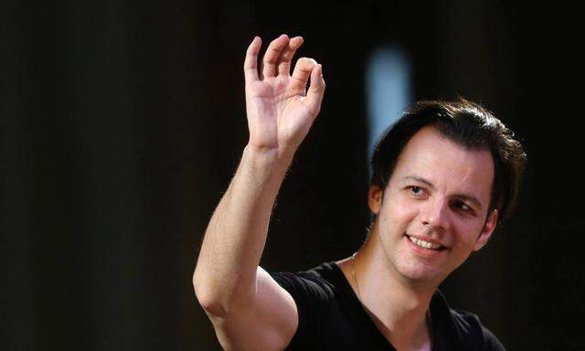 MOSCOW RUSSIA JULY 2 2016 Artistic director of Perm Opera and Ballet Theatre conductor Teodor