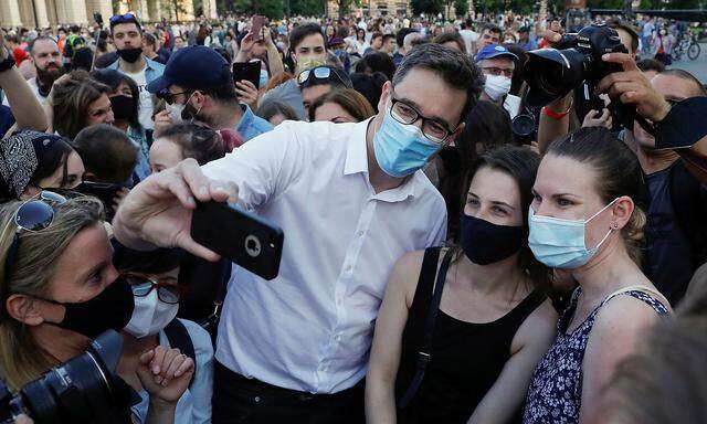 Der Budapester Bürgermeister Gergely Karácsony unterstützt die Proteste gegen den Bau der chinesischen Universität.