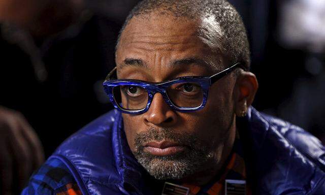 Director Spike Lee attends a mass at Saint Sabina Church in Chicago