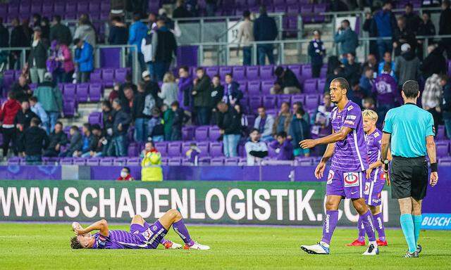 Die Violetten holten am Samstag nur 0:0 gegen den SCR Altach.