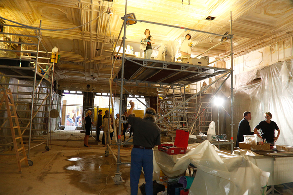 Das Restaurants (ehemals "Korso") ist derzeit eine Baustelle - Ende November soll es neu, im ursprünglichen Art-Deco-Look, wiedereröffnet werden.