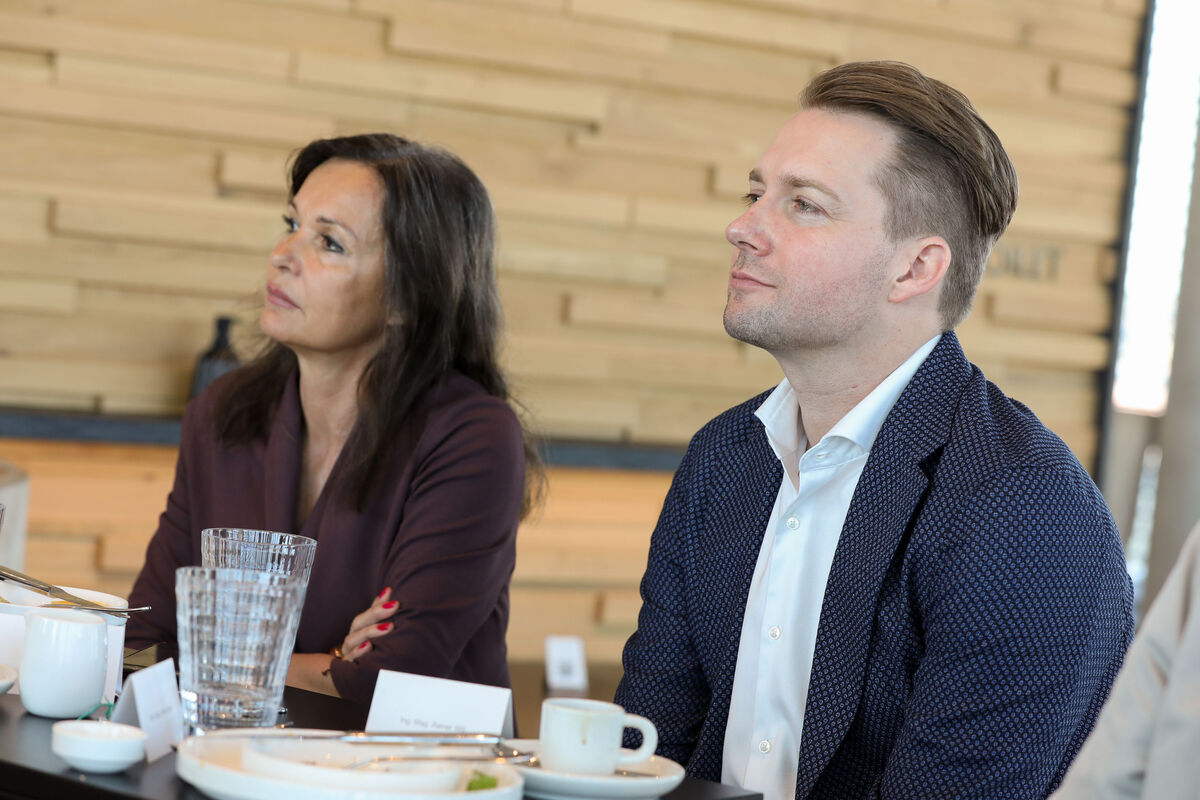 Doris Felber, Geschäftsführerin Felber und Rainer Will, Geschäftsführer Handelsverband 