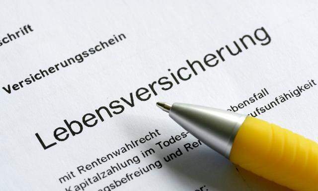 DEU DEUTSCHLAND Der Versicherungsschein einer Lebensversicherung DEU GERMANY The certificate