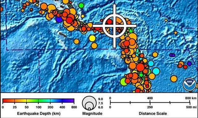 Schweres Erdbeben SalomonInseln