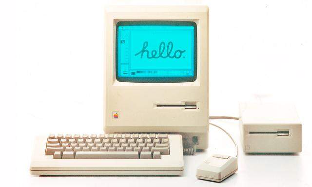 Klein, kompakt und teuer. Der erste Macintosh revolutionierte 1984 die Computerbranche.