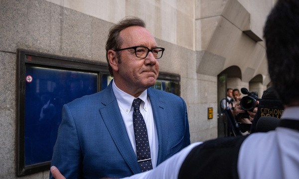 Kevin Spacey nach seinem Gerichtstermin am 14. Juli 2022. 