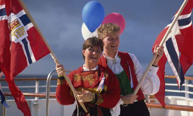 Norwegians celebrate National Day on May 17th Norway Scandinavia Europe PUBLICATIONxINxGERxSUIxAU