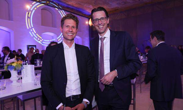 Philipp Mayerhofer und Nils Kottke (Bankhaus Spängler).