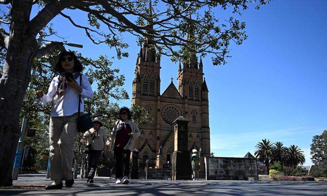 Die St.-Mary‘s-Kathedrale in Sydney. 