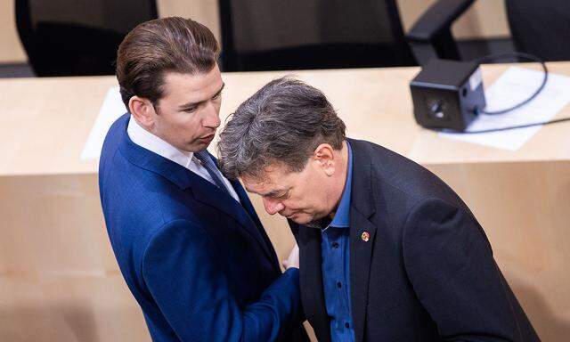 Archivbild: Kurz und Kogler im Nationalrat