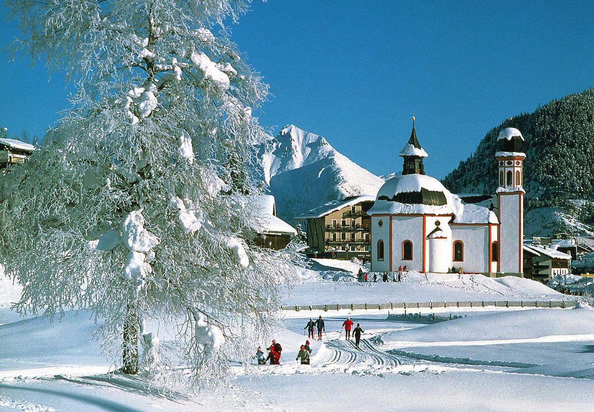 Auch Platz 3 der beliebtesten Reiseziele liegt in den Bergen: Seefeld in Tirol.