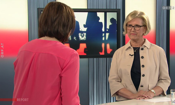Rechnungshof-Präsidentin Margit Kraker im ORF-"Report".