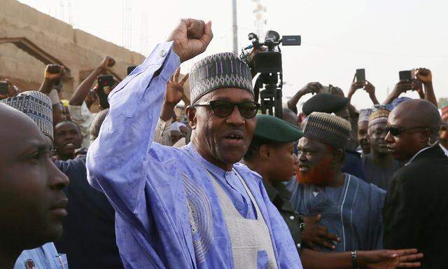 Muhammadu Buhari wurde als Präsident Nigerias wiedergewählt