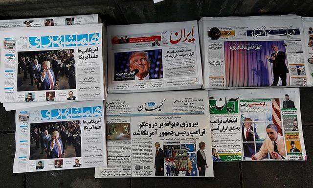 Trump in der iranischen Presse.