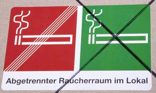 Rauchverbot schild