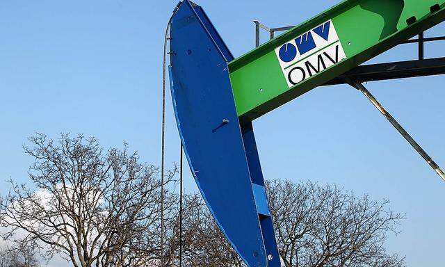 A deactivated pumpjack of Austrian oil and gas group OMV is pictured in Auersthal
