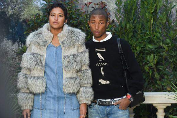Pharrell Williams und seine Frau sind ebenfalls Fans der französischen Luxusmodemarke.    