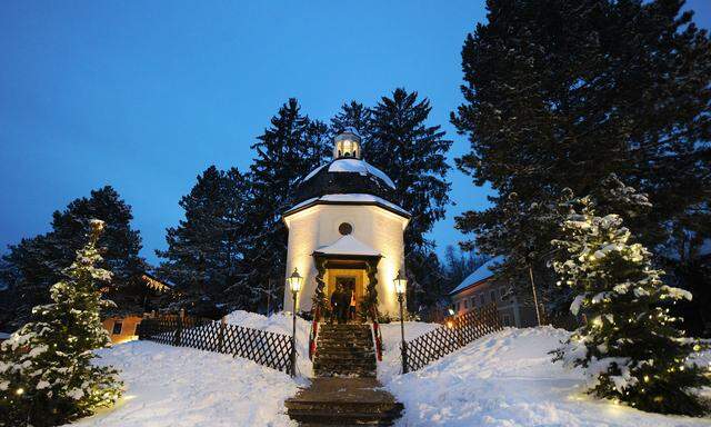 Die Stille-Nacht- Kapelle in Oberndorf in Salzburg.