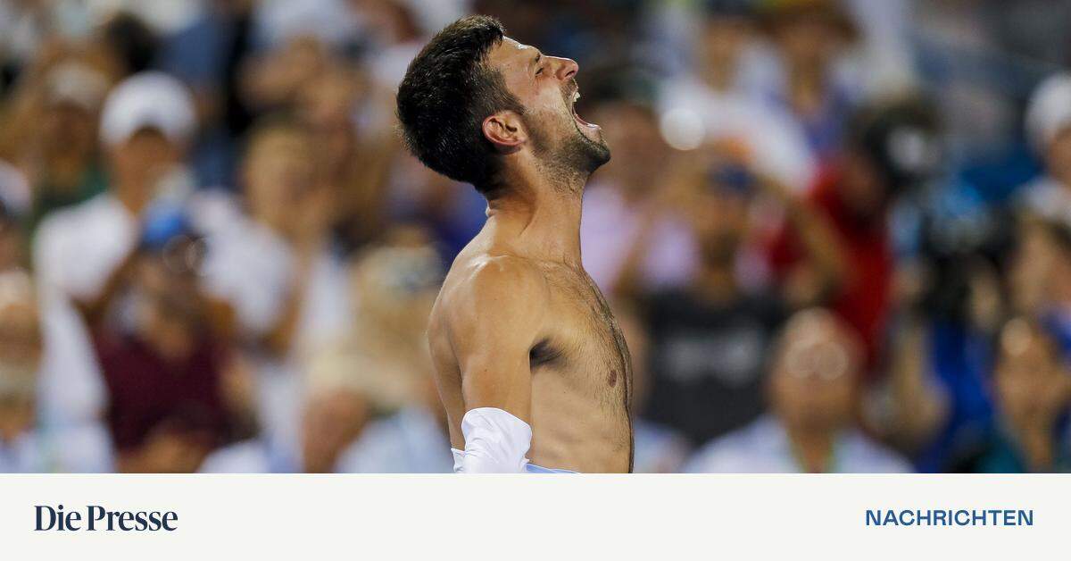 Novak Djokovic Defeats Carlos Alcaraz in Cincinnati Masters Final After Losing First Set