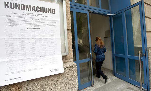 Archivbild: Wahl in der Leopoldstadt am Sonntag