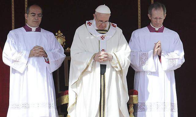 Der Papst bei seiner Amtseinführung
