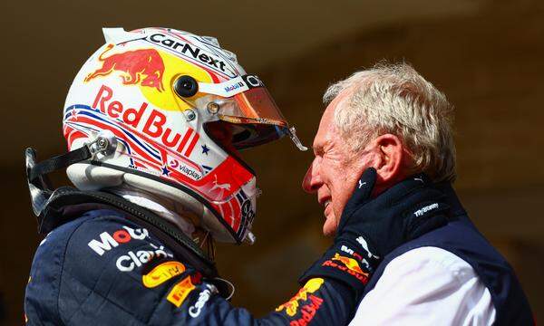 F1-Champion Max Verstappen und sein PS-Mentor, Helmut Marko. Das ist eine Erfolgsgeschichte.