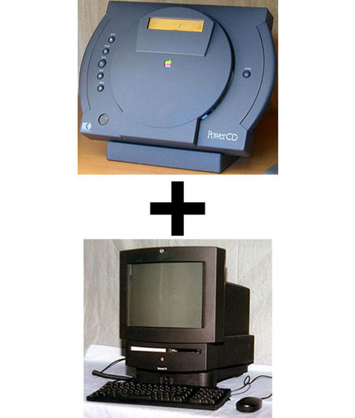 Auch Apples erste Versuche, in die Wohnzimmer zu gelangen, scheiterten kläglich. So konnte der Multimedia-Player PowerPC zwar Audio- und Kodak-Photo-CDs wiedergeben, nicht aber Videos. Dass das Gerät in Verbindung mit einem Computer zum CD-Laufwerk wurde, konnte dieses Manko nicht aufwiegen - echte CD-Laufwerke waren deutlich billiger als der PowerCD. Als dann auch noch die ersten DVD-Player auf den Markt kamen, sah man bei Apple ein, dass die Idee gescheitert war.  Dem Macintosh TV, einer Kreuzung aus Computer und Fernseher, erging es nicht besser. Ein Jahr nach Markteinführung wurde das Gerät wegen schlechter Verkaufszahlen eingestellt. Sein größtes Manko: Der "Mac TV" konnte entweder als Fernseher oder als Computer verwendet werden. Im Computer-Modus fernzusehen war aber nicht möglich.