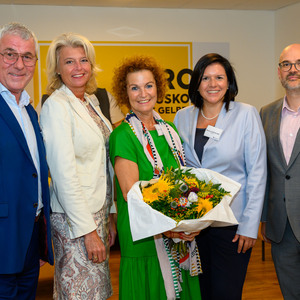 Josef Buttinger (Initiator hr-lounge), Bettina Kastner (Österr. Raiffeisenverband), Daniela Albrecht (TUI Holding) Martina Auer-Klass (PORR AG), Michael Paterno (Vorstand BILLA)