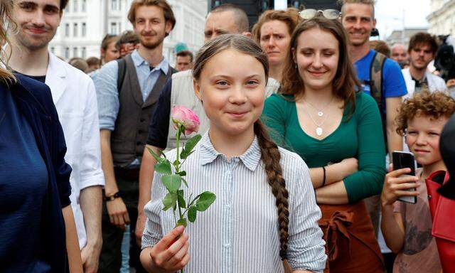 Ein Jahr lang will die Klimaaktivistin Greta Thunberg an Klimagipfeln teilnehmen
