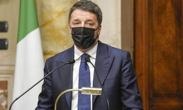 Ex-Premier Matteo Renzi, Gründer der Kleinpartei Italia Viva