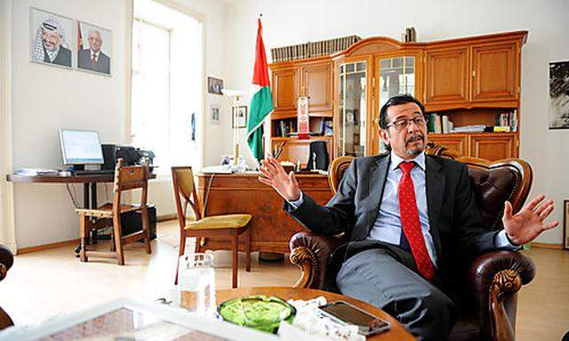 Der Botschafter Palästinas in Wien, Salah Abdel Shafi