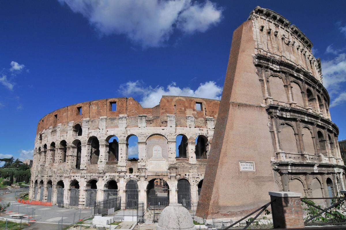 Namhafte Sehenswürdigkeiten führen das Ranking an. Wenig verwunderlich ist damit auch das Kolosseum in Rom vertreten.