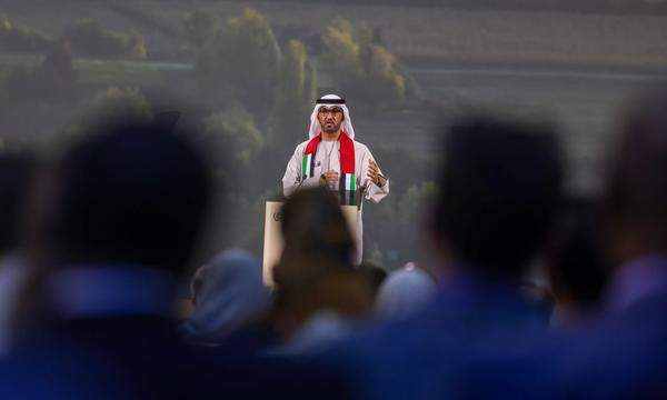 „Ich rufe alle Staaten dazu auf, so schnell wie möglich an Bord zu kommen“: Sultan Ahmed Al Jaber, der Präsident der Weltklimakonferenz aus den Vereinigten Arabischen Emiraten.