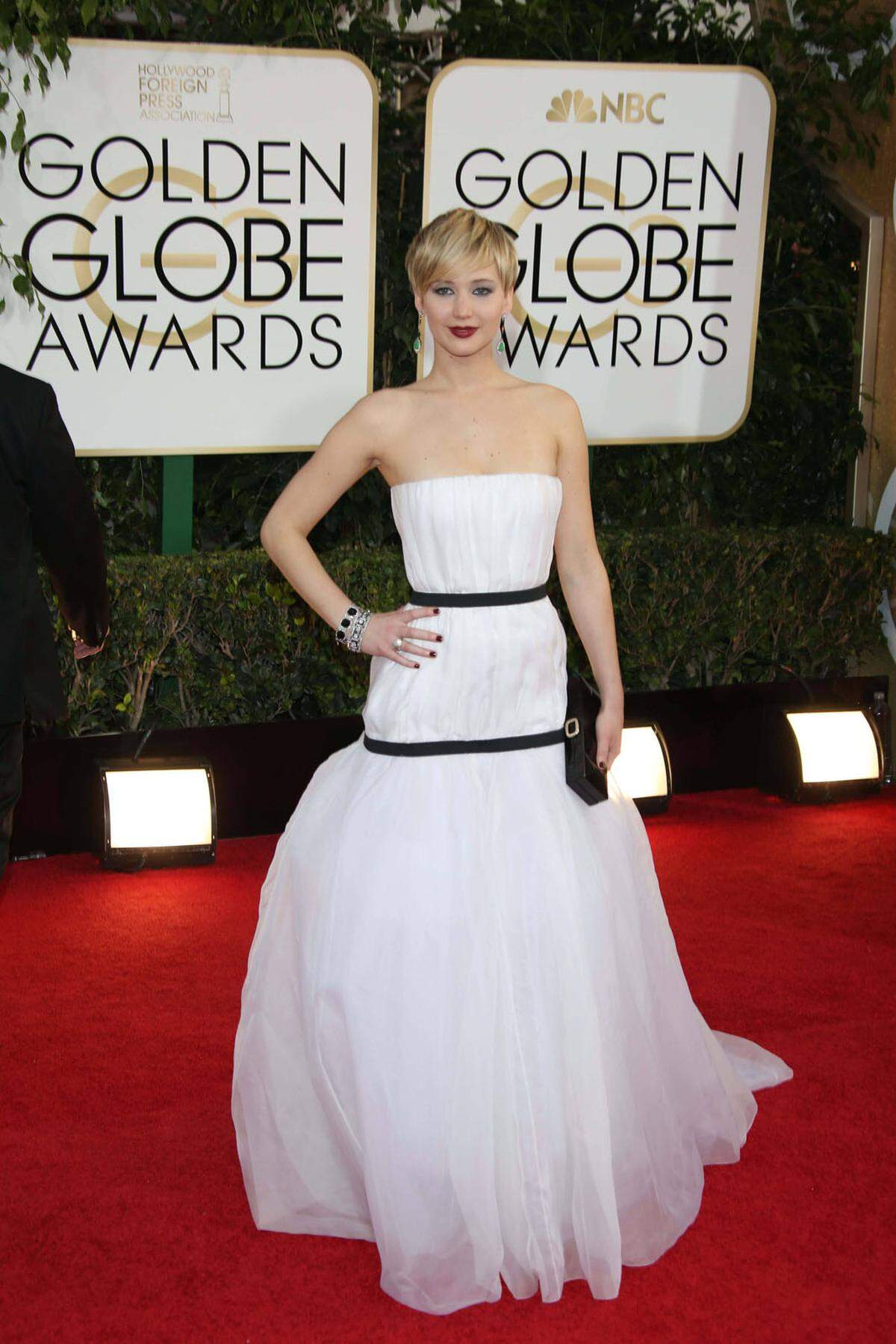 Eine steile Filmkarriere verfolgt Jennifer Lawrence (hier 2015). Die 27-Jährige wurde bereits mit drei Golden Globe Awards und mit einem Oscar ausgezeichnet.