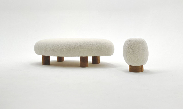 Mari Koppanens Bank aus ihrer ersten Möbelserie "Fomes"