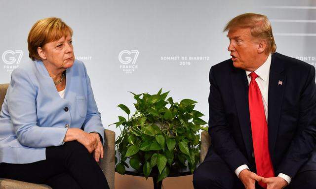 Angela Merkel und Donald Trump: Ziemlich beste Freunde sind sie nicht